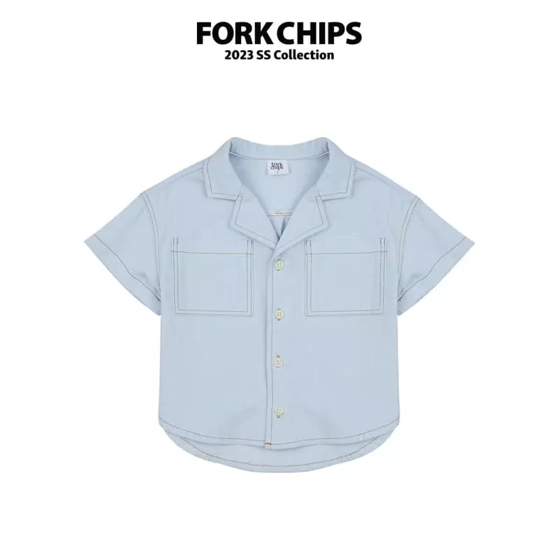 Fork Chips - Korean Children Fashion - #prettylittlegirls - Coby Shirt