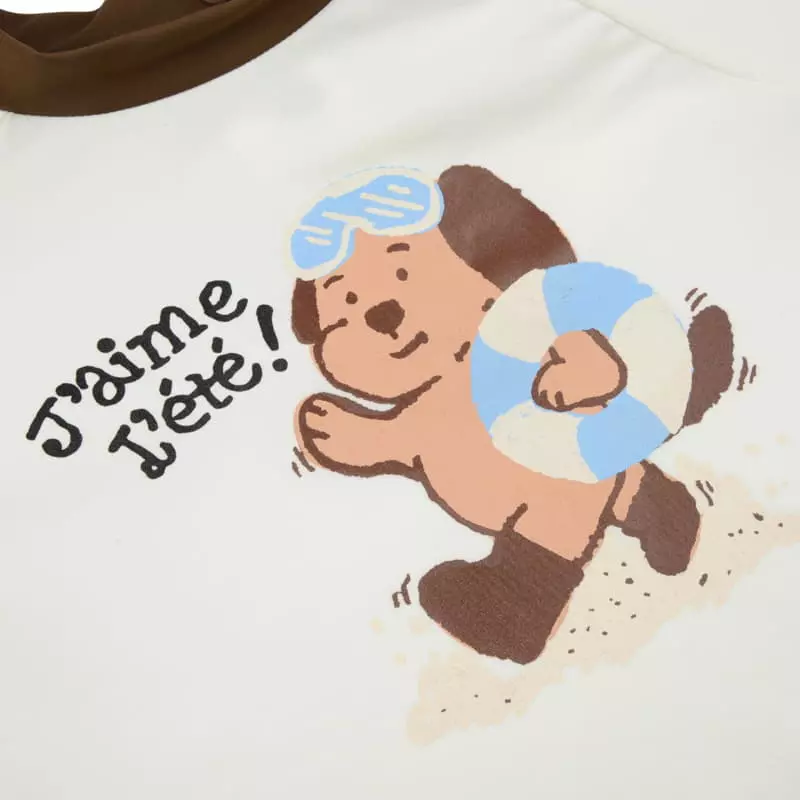 Fork Chips - Korean Children Fashion - #prettylittlegirls - Sand Puppy Rashguard - 5