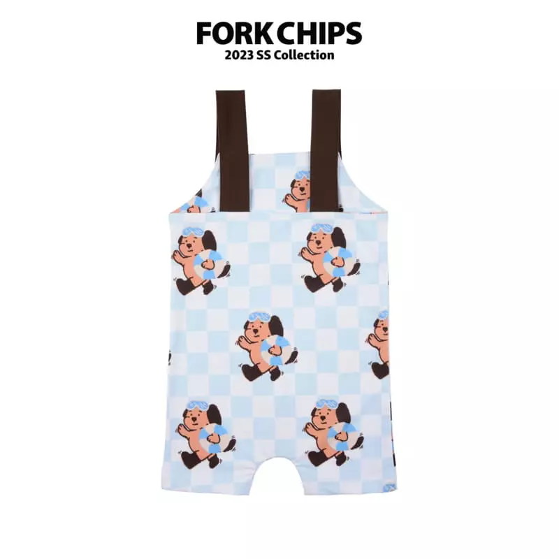 Fork Chips - Korean Children Fashion - #prettylittlegirls - Animal Rashguard - 3