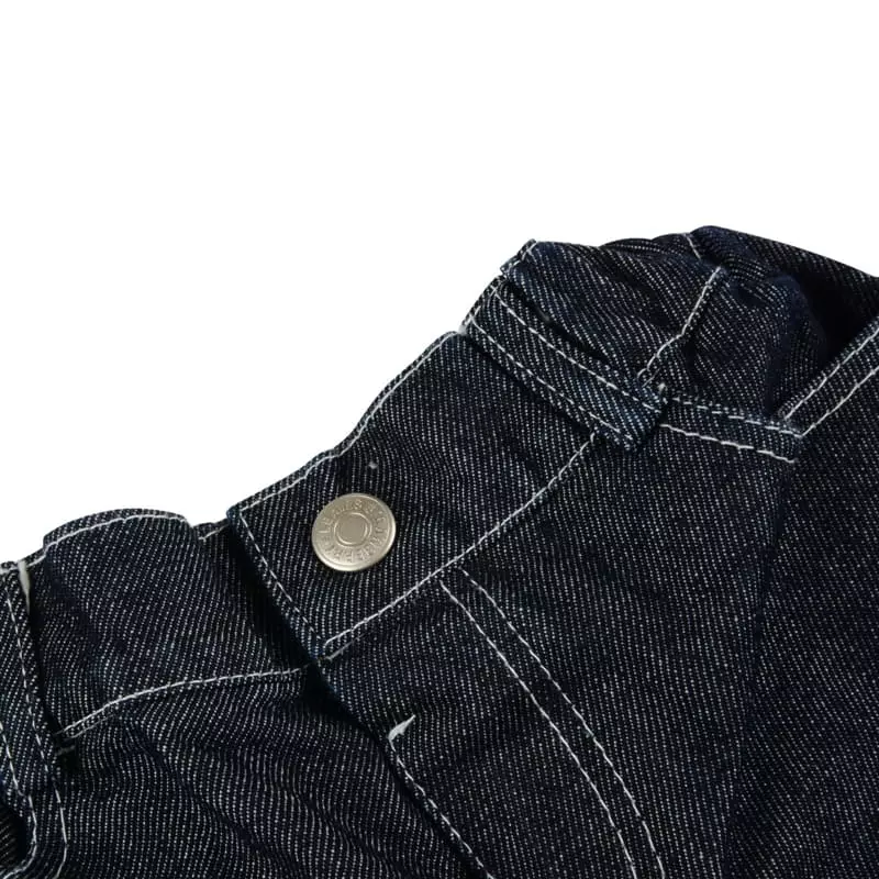 Fork Chips - Korean Children Fashion - #stylishchildhood - More Denim Shorts - 2
