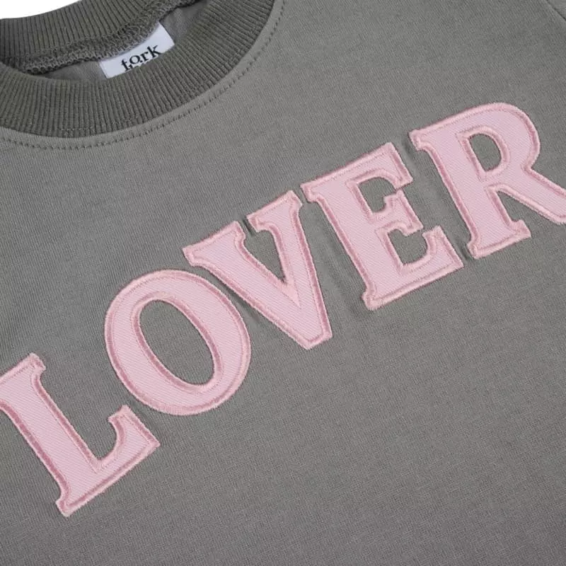 Fork Chips - Korean Children Fashion - #todddlerfashion - Lover Tee - 7