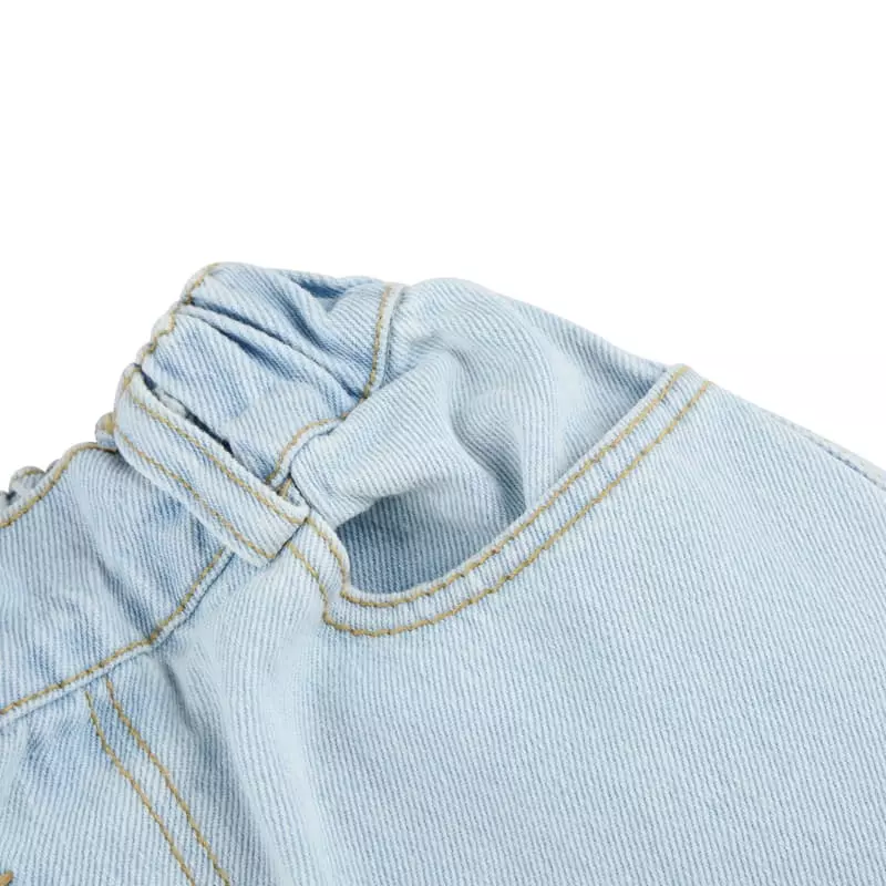 Fork Chips - Korean Children Fashion - #toddlerclothing - Damage Slit Jeans - 3