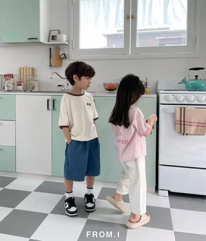 From I - Korean Children Fashion - #kidsshorts - Rock And Roll Tee