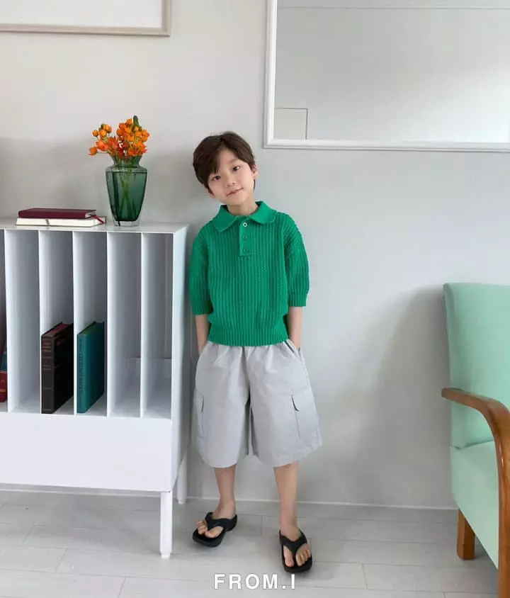 From I - Korean Children Fashion - #kidzfashiontrend - Cotton Collar Knit Tee - 11