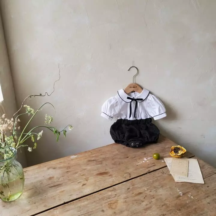 From J - Korean Baby Fashion - #babyboutique - Pintucl Bodysuit Girl - 5