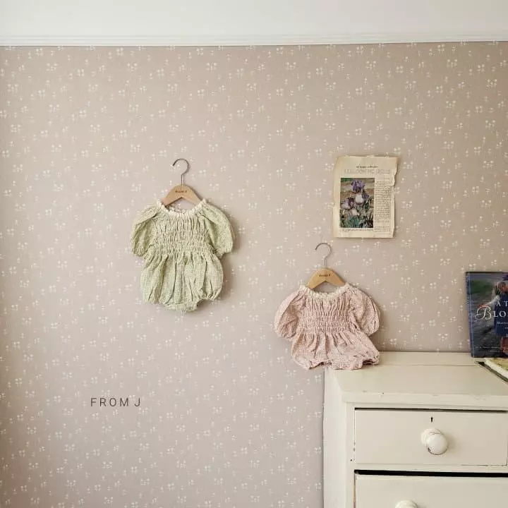 From J - Korean Baby Fashion - #babyclothing - Flower Embrodiery Bodysuit