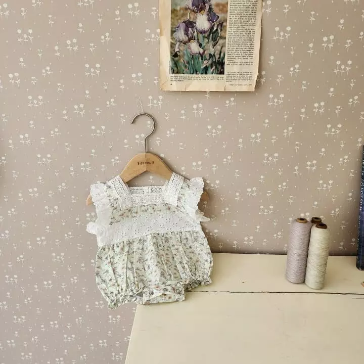 From J - Korean Baby Fashion - #babyfashion - Jenny Lace Bodysuit - 6