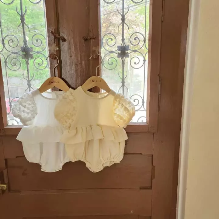 From J - Korean Baby Fashion - #babygirlfashion - Lalala Lace Balloon Bodysuit - 12