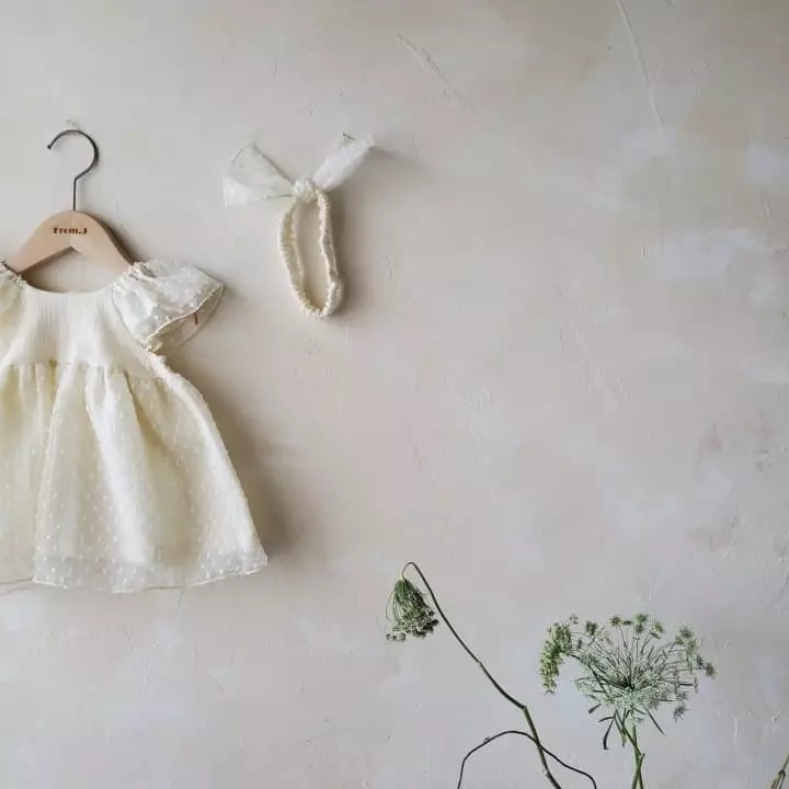 From J - Korean Baby Fashion - #babygirlfashion - Snow Flower One-piece - 11