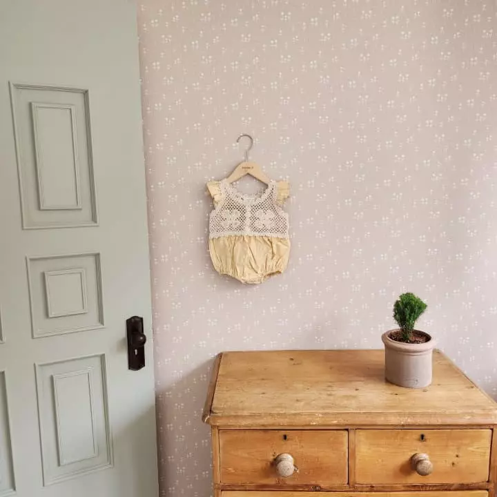 From J - Korean Baby Fashion - #babyoninstagram - Quilting Frill Bodysuit - 11