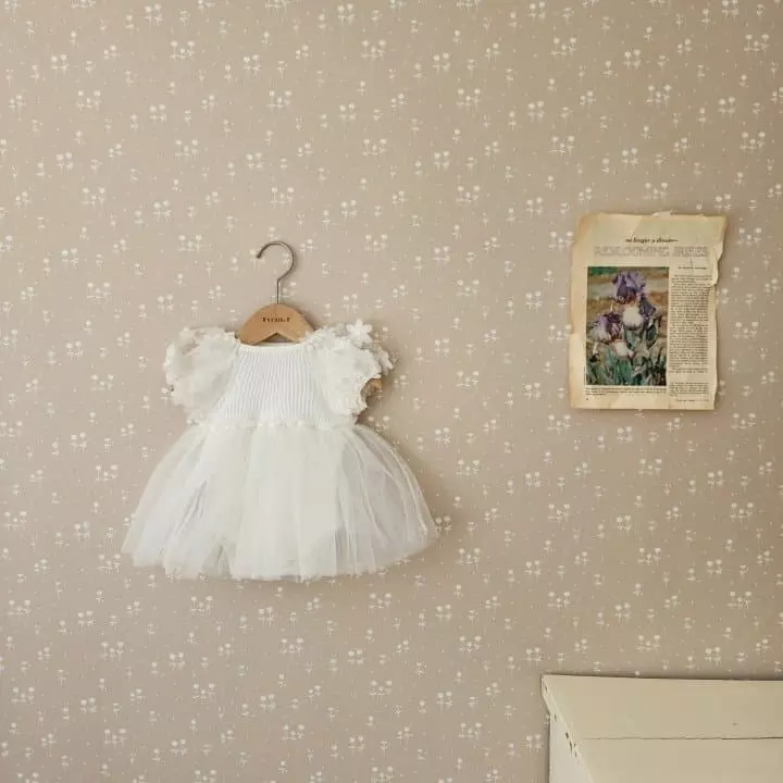 From J - Korean Baby Fashion - #babyoninstagram - Flower Short Sleeves Shasha Bodysuit - 3