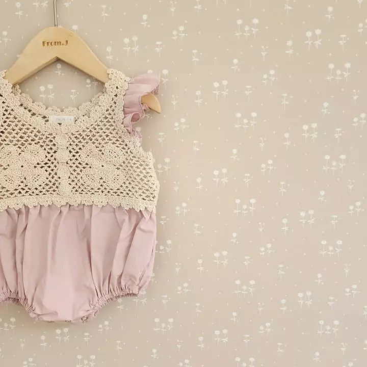 From J - Korean Baby Fashion - #babyootd - Quilting Frill Bodysuit - 12