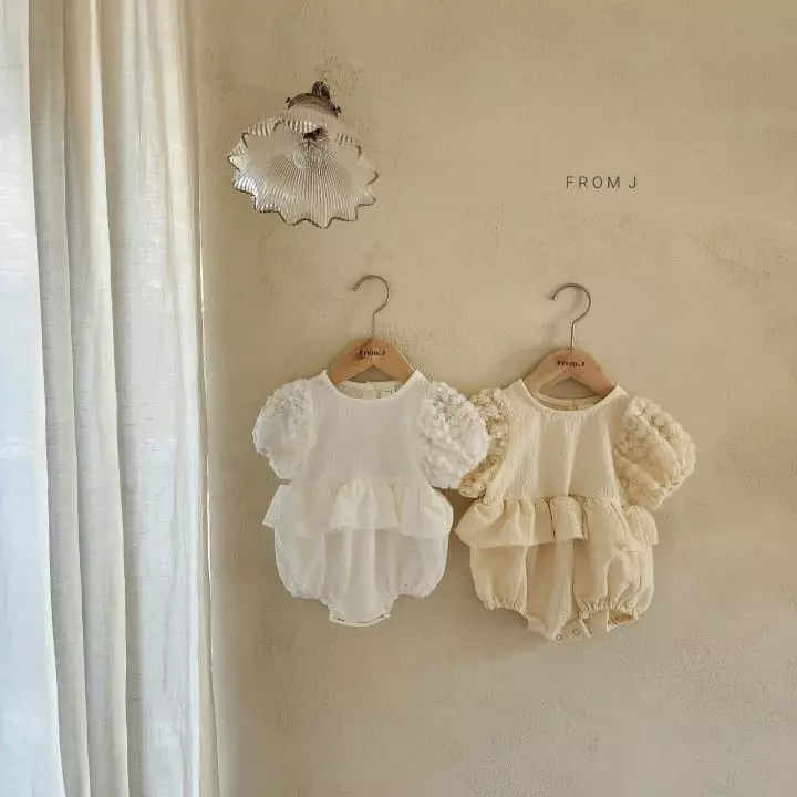 From J - Korean Baby Fashion - #babyoutfit - Lalala Lace Balloon Bodysuit