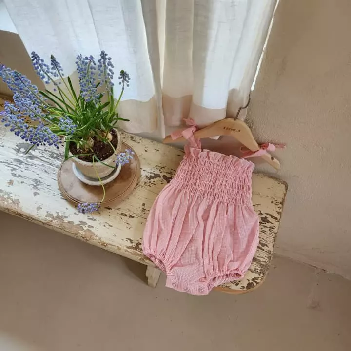 From J - Korean Baby Fashion - #babyoutfit - Ppiang Smocked Bodysuit - 10