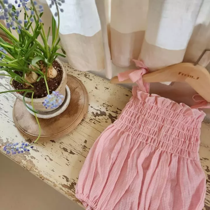 From J - Korean Baby Fashion - #babyoutfit - Ppiang Smocked Bodysuit - 11