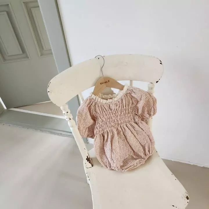 From J - Korean Baby Fashion - #babyoutfit - Flower Embrodiery Bodysuit - 8