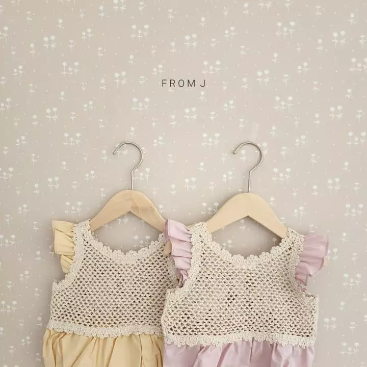 From J - Korean Baby Fashion - #smilingbaby - Quilting Frill Bodysuit - 3