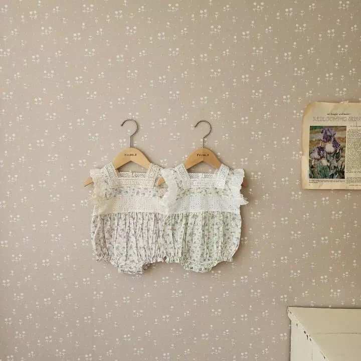 From J - Korean Baby Fashion - #smilingbaby - Jenny Lace Bodysuit - 2