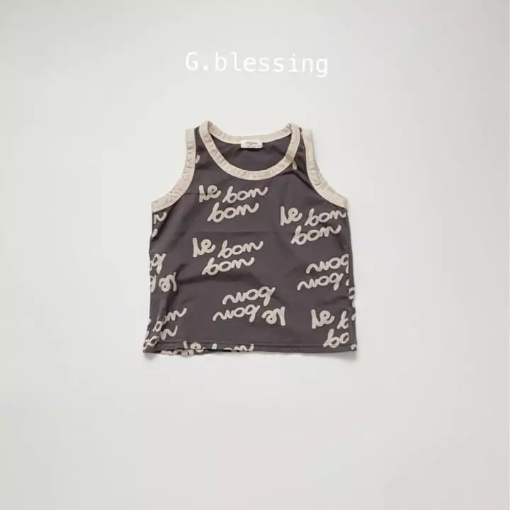 G Flower - Korean Children Fashion - #childofig - Born Piping Sleeveless