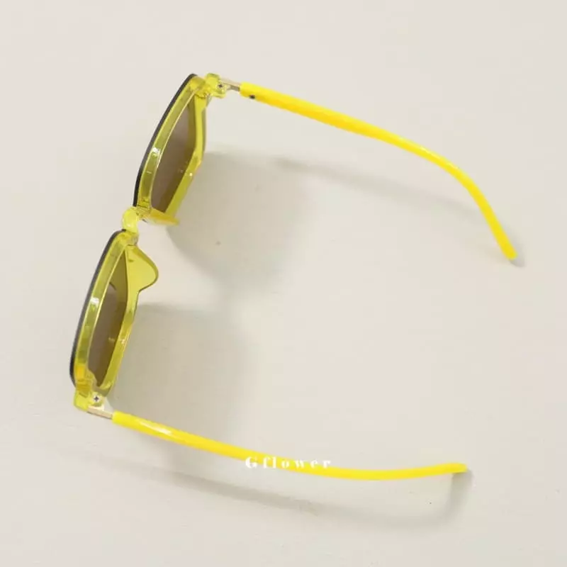 G Flower - Korean Children Fashion - #kidzfashiontrend - Color Square Sun Glasses