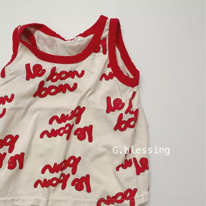 G Flower - Korean Children Fashion - #littlefashionista - Born Piping Sleeveless - 10
