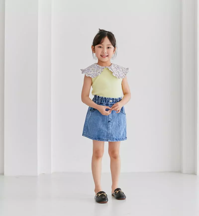 Ggomare - Korean Children Fashion - #childofig - Denim Skirt - 9