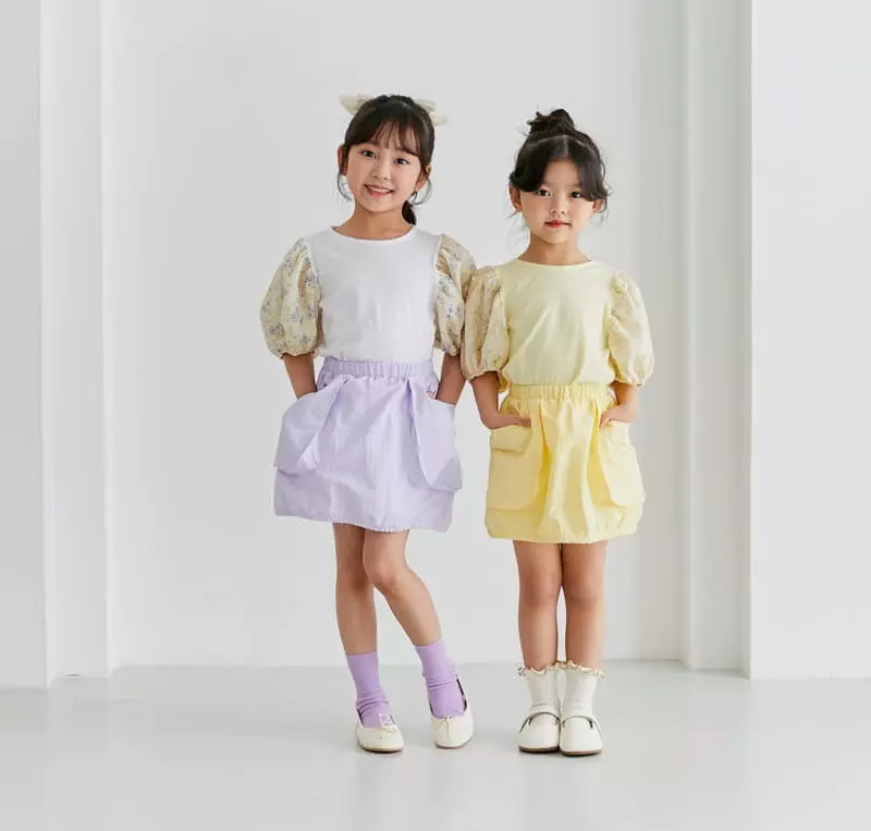 Ggomare - Korean Children Fashion - #childrensboutique - Puff Lace Tee - 12