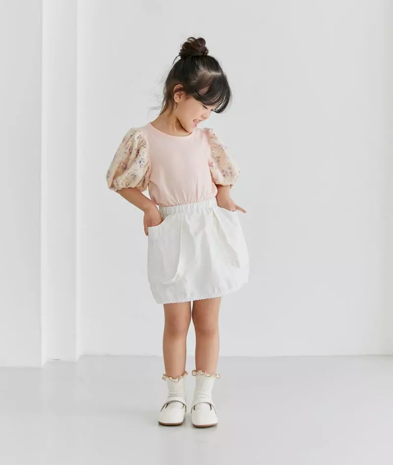 Ggomare - Korean Children Fashion - #kidsshorts - Pocket Balloon Skirt - 3