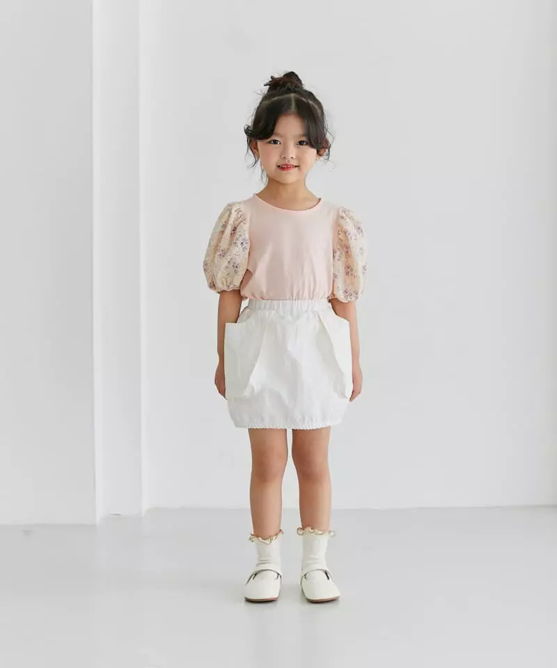 Ggomare - Korean Children Fashion - #littlefashionista - Puff Lace Tee - 6