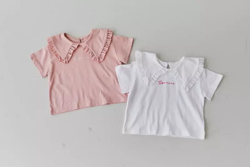 Ggomare - Korean Children Fashion - #magicofchildhood - BB Collar Tee - 12
