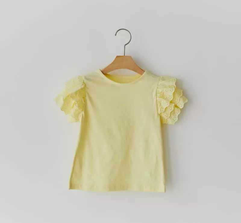 Ggomare - Korean Children Fashion - #prettylittlegirls - Cancan Lace Tee - 9