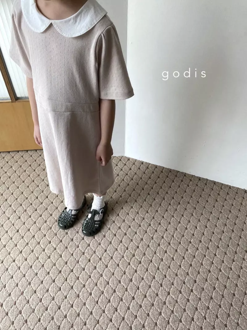 Godis - Korean Children Fashion - #Kfashion4kids - Eyelet One-piece - 7