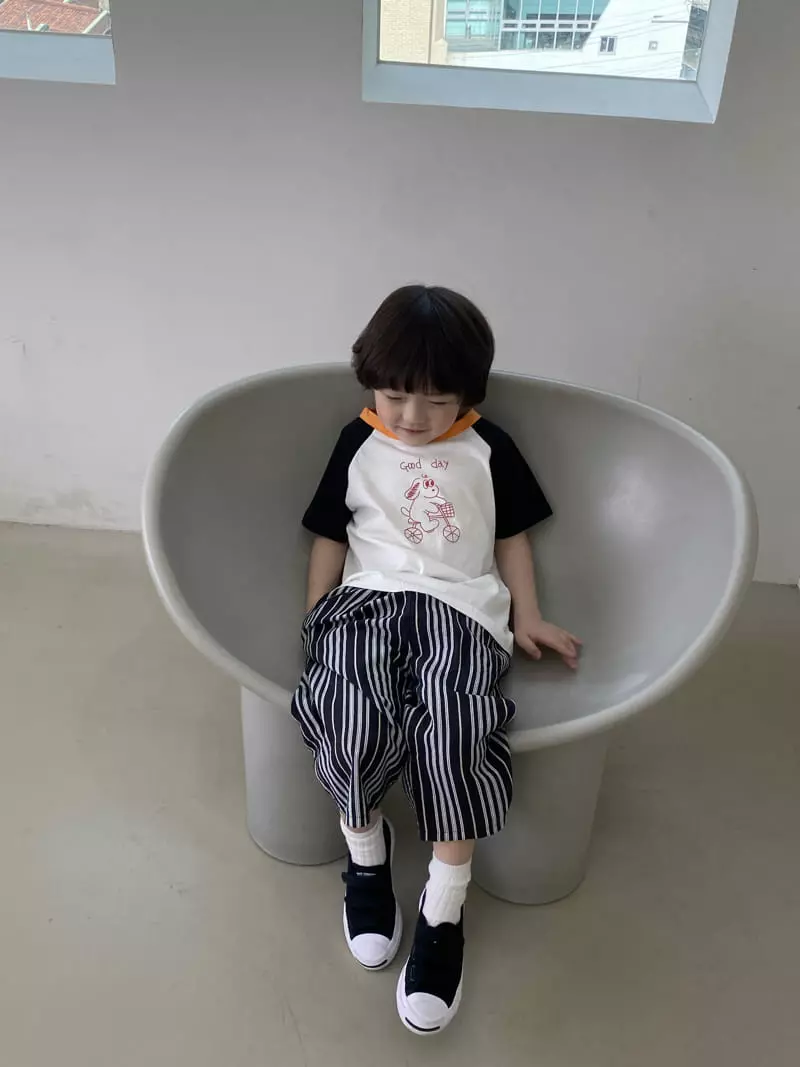 Green Tomato - Korean Children Fashion - #kidzfashiontrend - Stripes Pants - 4