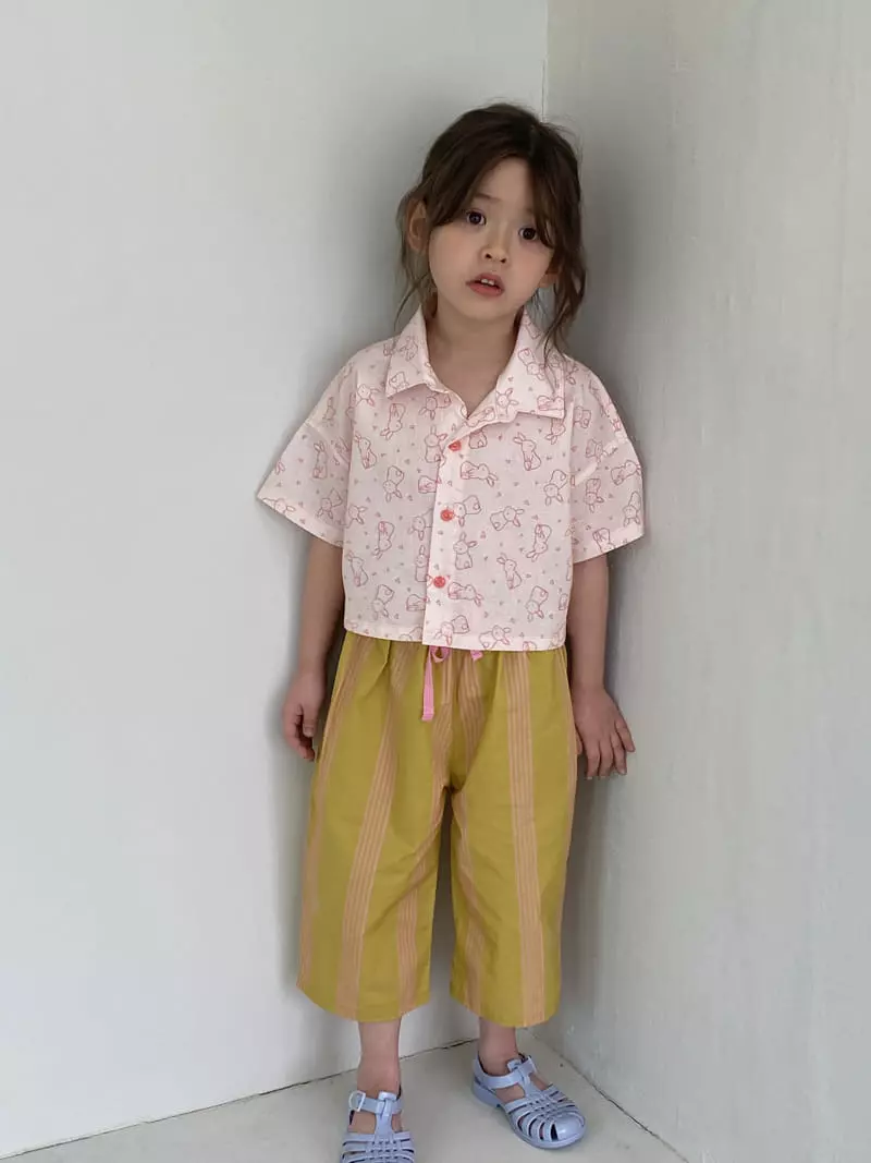 Green Tomato - Korean Children Fashion - #childrensboutique - Rabbit Crop Shirt - 3