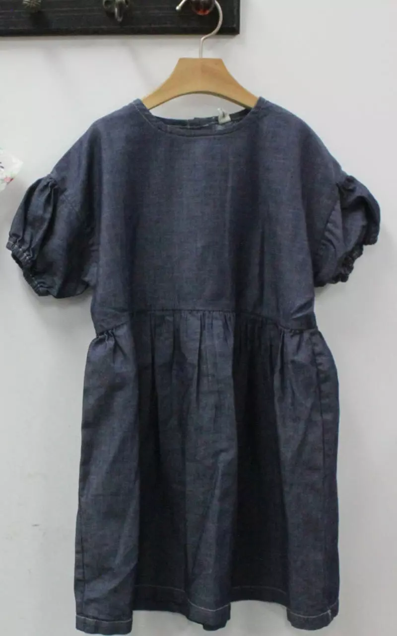 Green Tomato - Korean Children Fashion - #fashionkids - Denim One-piece - 3