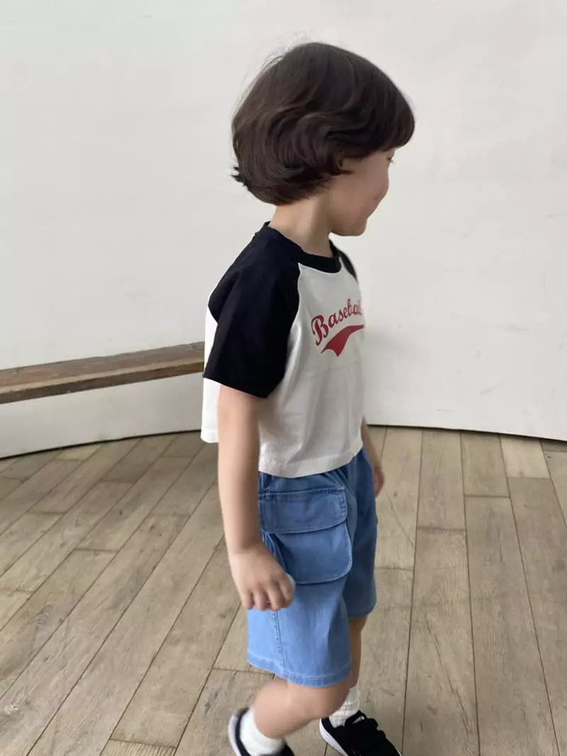 Green Tomato - Korean Children Fashion - #kidsshorts - Pocket Jeans - 4