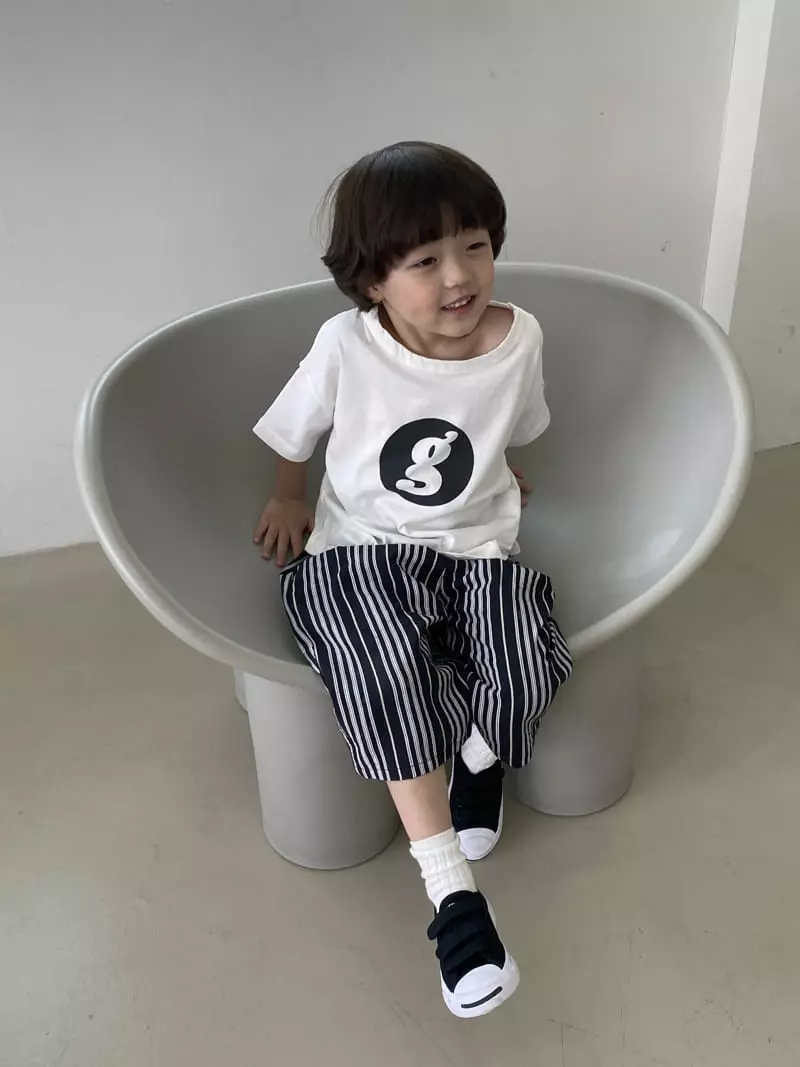 Green Tomato - Korean Children Fashion - #kidsstore - Stripes Pants - 2