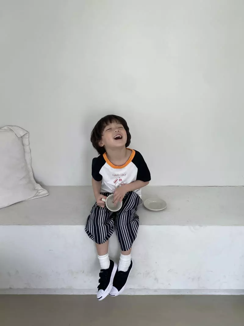 Green Tomato - Korean Children Fashion - #kidzfashiontrend - Stripes Pants - 3