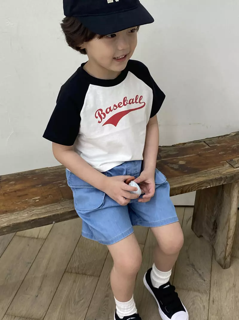 Green Tomato - Korean Children Fashion - #kidzfashiontrend - Baseball Tee - 2