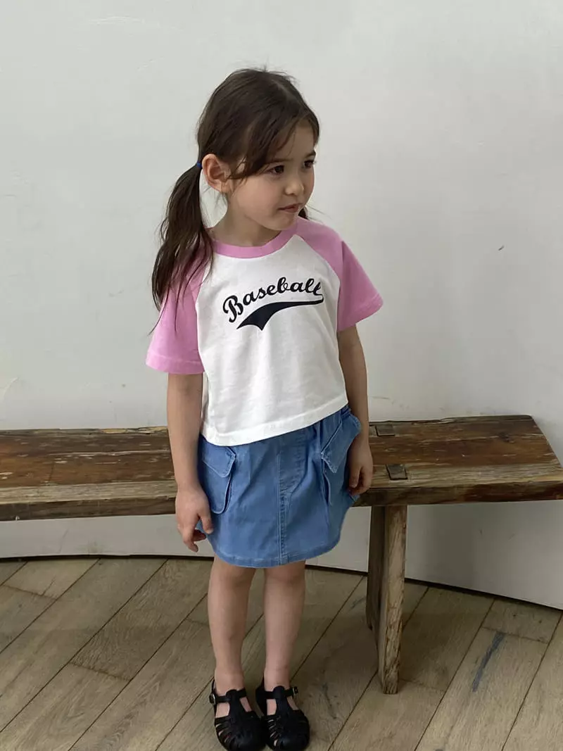 Green Tomato - Korean Children Fashion - #magicofchildhood - Baseball Tee - 5