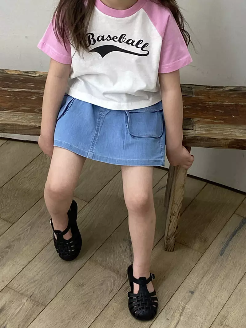 Green Tomato - Korean Children Fashion - #minifashionista - Baseball Tee - 6
