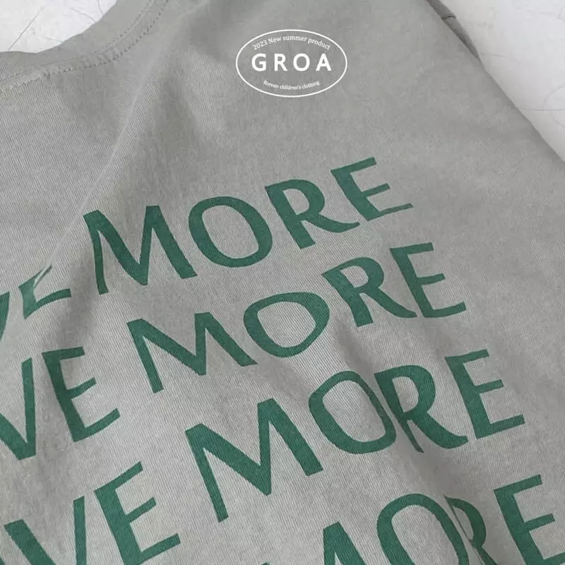Groa - Korean Children Fashion - #Kfashion4kids - Love More Tee - 10