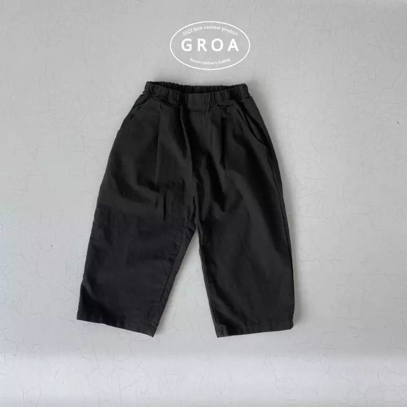 Groa - Korean Children Fashion - #Kfashion4kids - Line Wide Pants