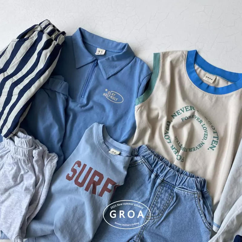Groa - Korean Children Fashion - #childrensboutique - Foever Sleeveless Tee - 7