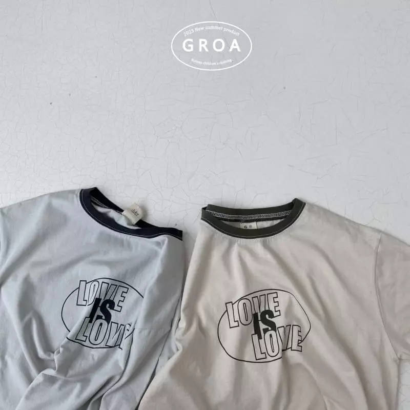 Groa - Korean Children Fashion - #childrensboutique - Love Is Tee - 5