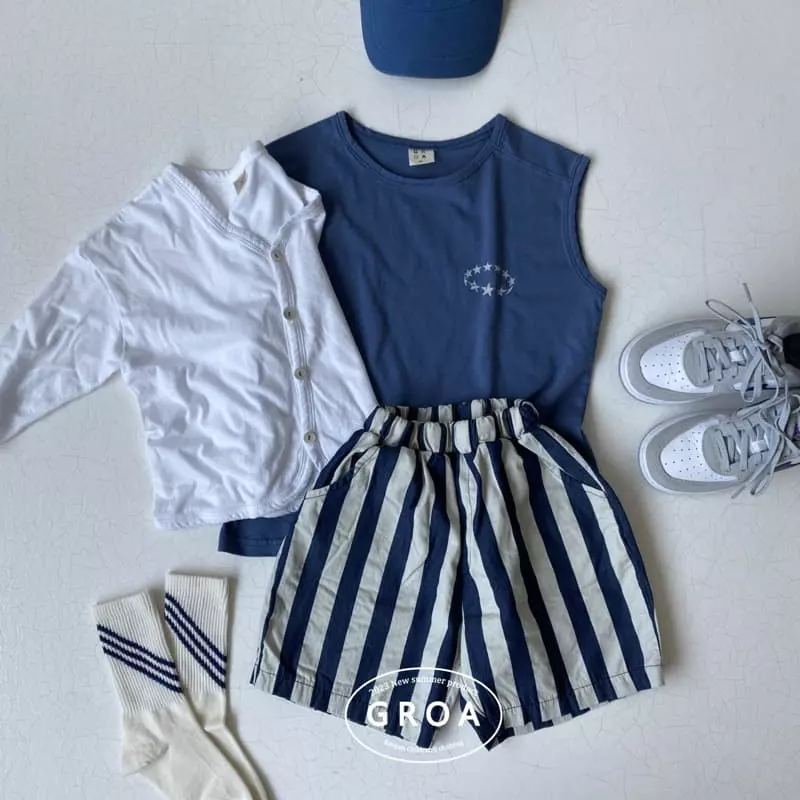 Groa - Korean Children Fashion - #designkidswear - Star Sleeveless - 9