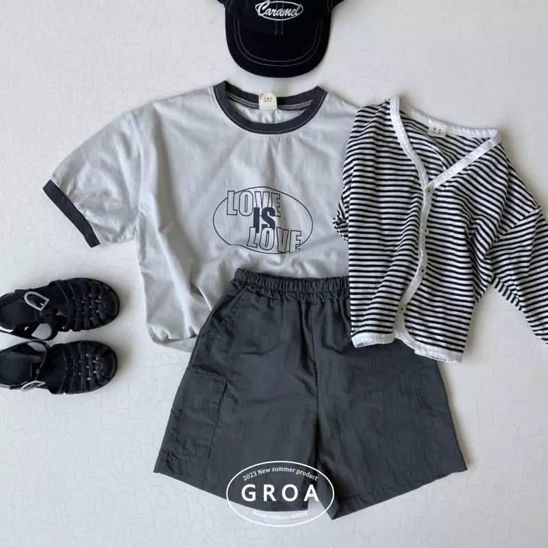 Groa - Korean Children Fashion - #designkidswear - Love Is Tee - 6