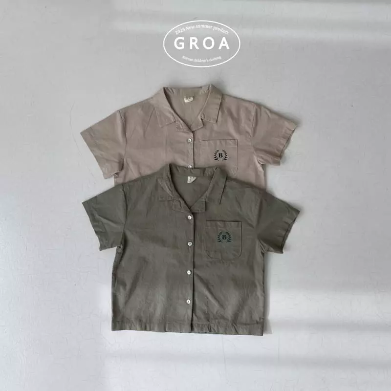 Groa - Korean Children Fashion - #discoveringself - B Linen Top Bottom Set - 3