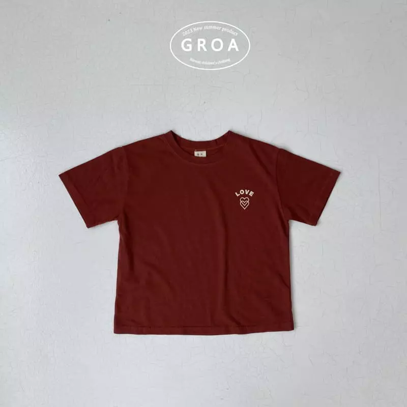 Groa - Korean Children Fashion - #discoveringself - Love More Tee - 5