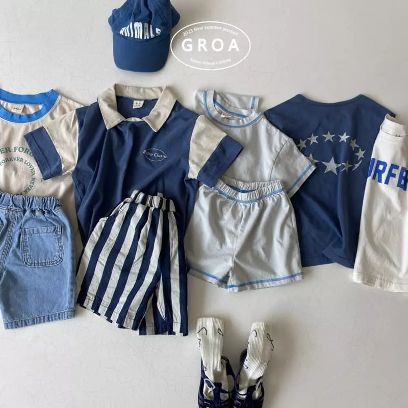 Groa - Korean Children Fashion - #kidsshorts - Star Sleeveless - 12
